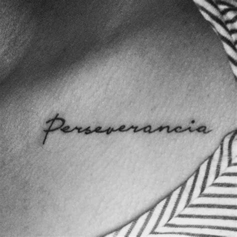 perseverancia tatuaje mujer|Tattoo Perseverancia 